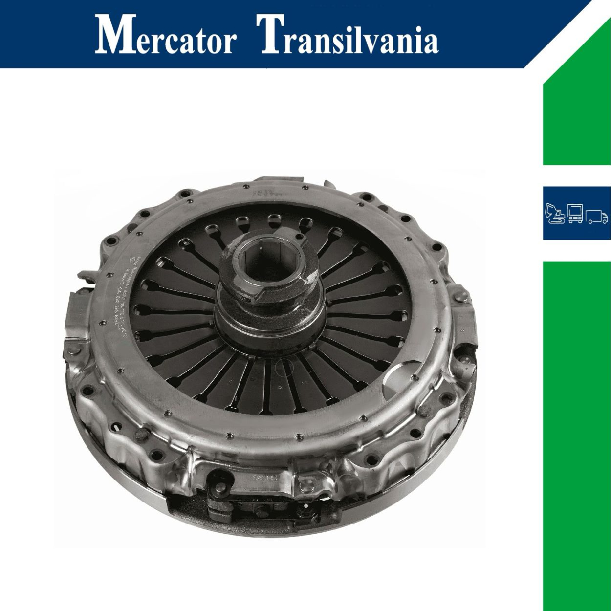 Placa de presiune cu rurment SACHS A0102503704, Mercedes Benz, 0102503604, 0102503704, A010250360, A0102503604, A010250370, A0102503704, A0102503604, A0102503704, Sachs, 393488000354, 39 3488000355, 393488000398, KAWE, 72370