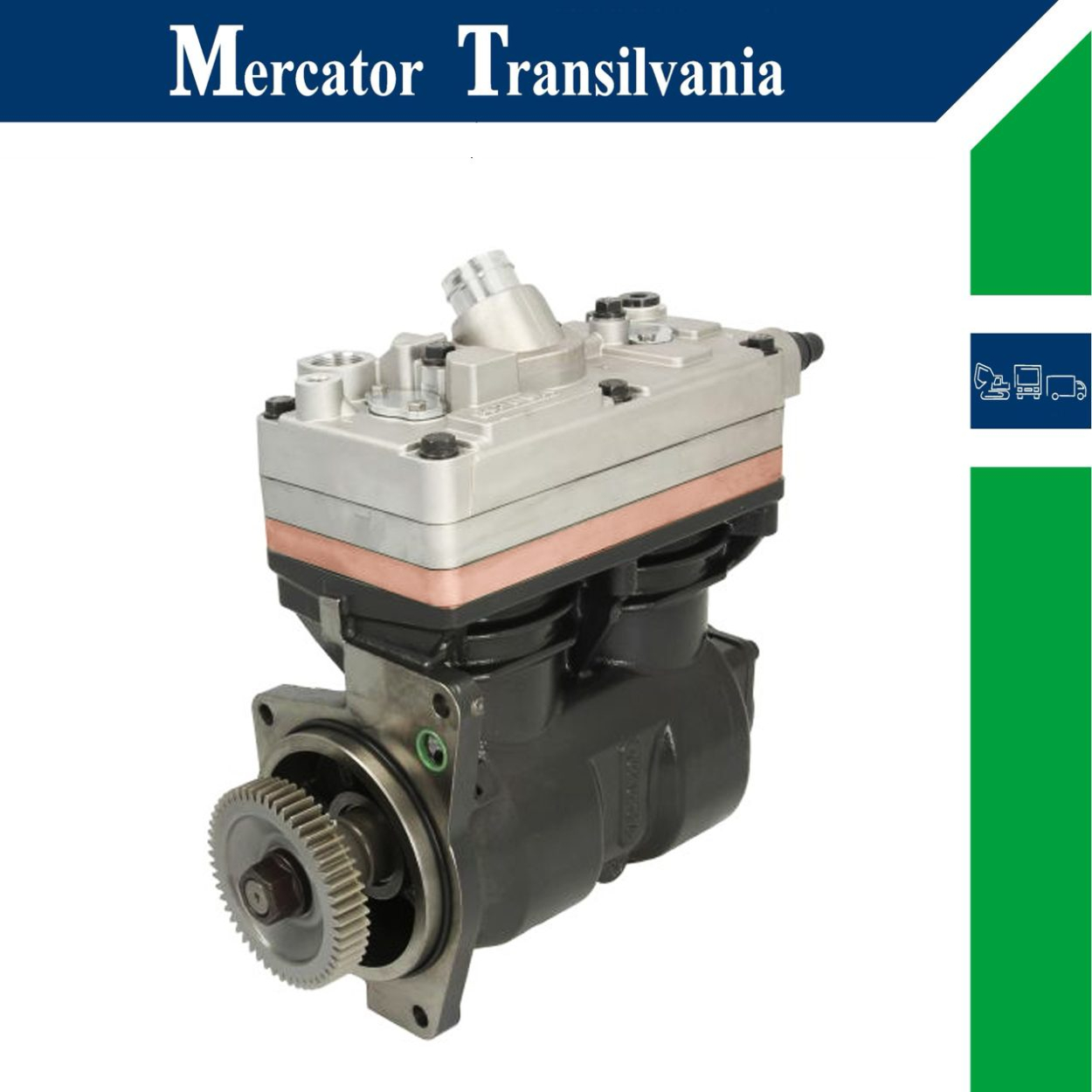 Compresor aer Knorr Bremse A0011307415, K057862N01, A0011305515, A0011308215, 001 130 55 15, 001 130 74 15, 001 130 82 15, 471 130 19 15, 471 130 24 15, 471 130 37 15, 471 130 60 15, 471 130 76 15, K051975N01, K066254N01, K165523N00, LK4972 Mercedes Benz