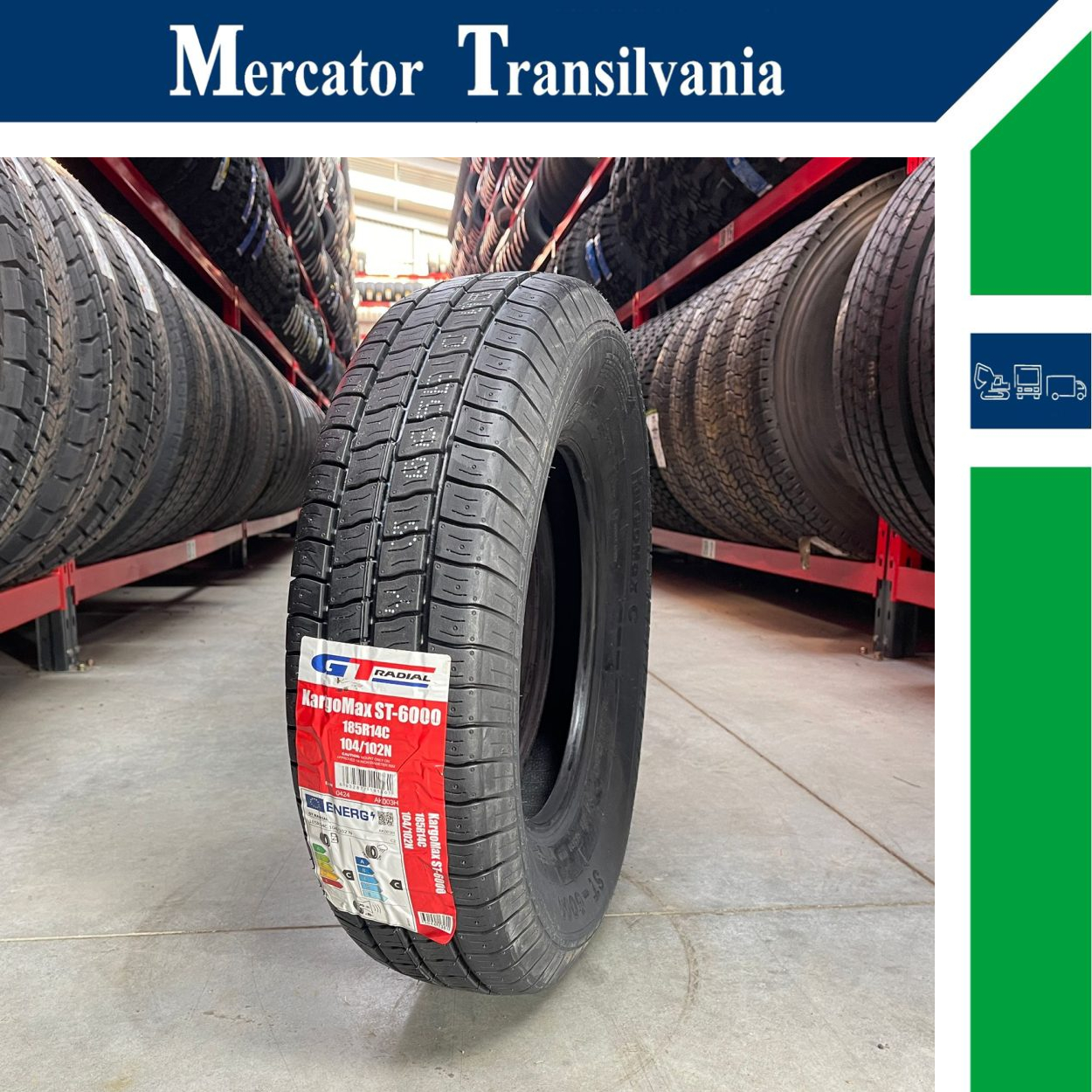 (NOUA) GT-Radial KargoMax-ST-6000 185R14C