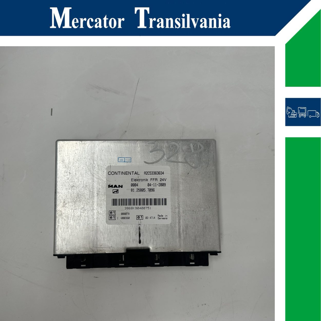 Calculator FFR Continental Automotive A2C53363634,81.25805.7096, 81258057096 MAN