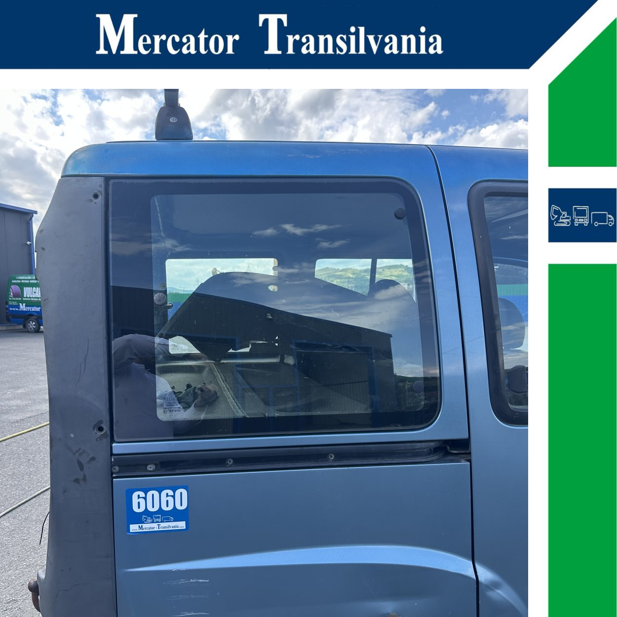 Geam lateral dreapta   Fiat