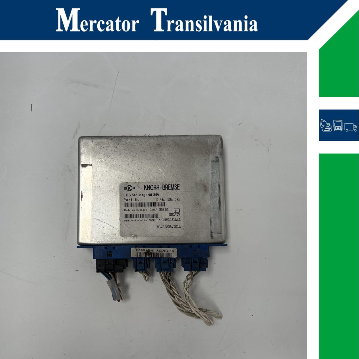 Calculator EBS Knorr-Bremse 0 486 106 041, 0486106041 MAN
