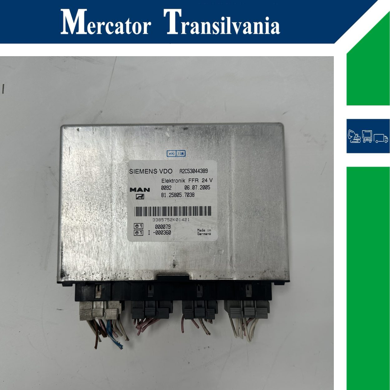 Calculator FFR Siemens VDO Automotive AG A2C53044389, 81.25805.7038, 81258057038  MAN