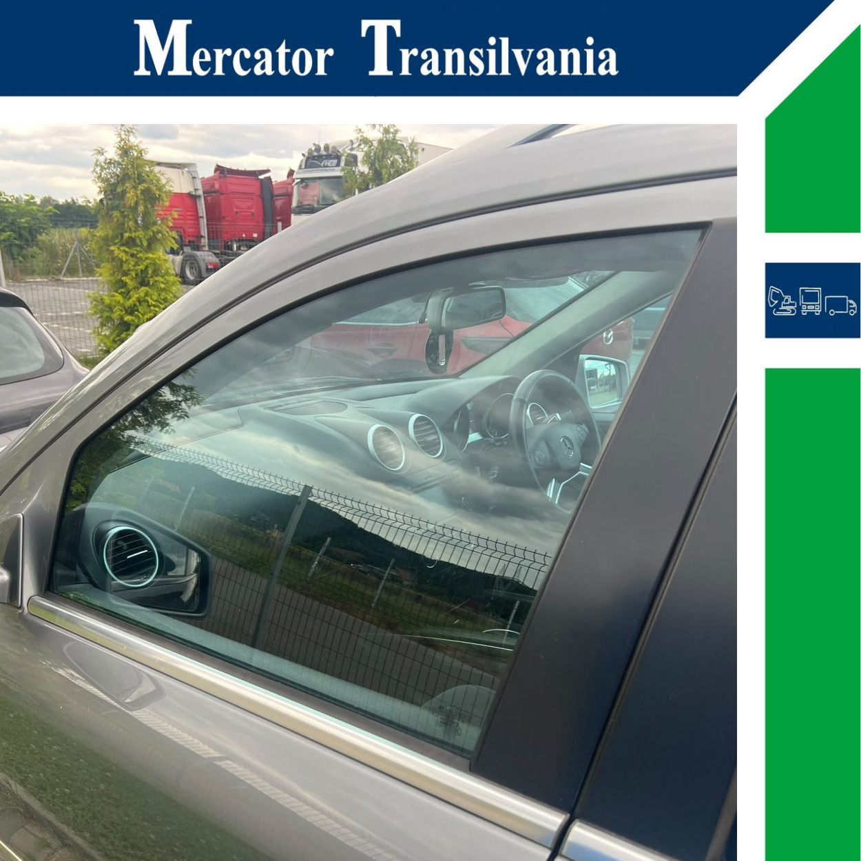 Geam usa fata stanga Mercedes Benz