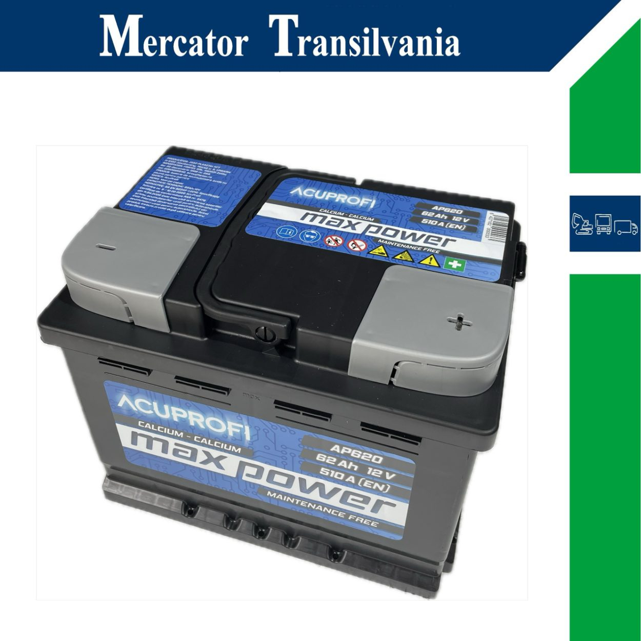 Baterie auto AcuProfi 62 Ah