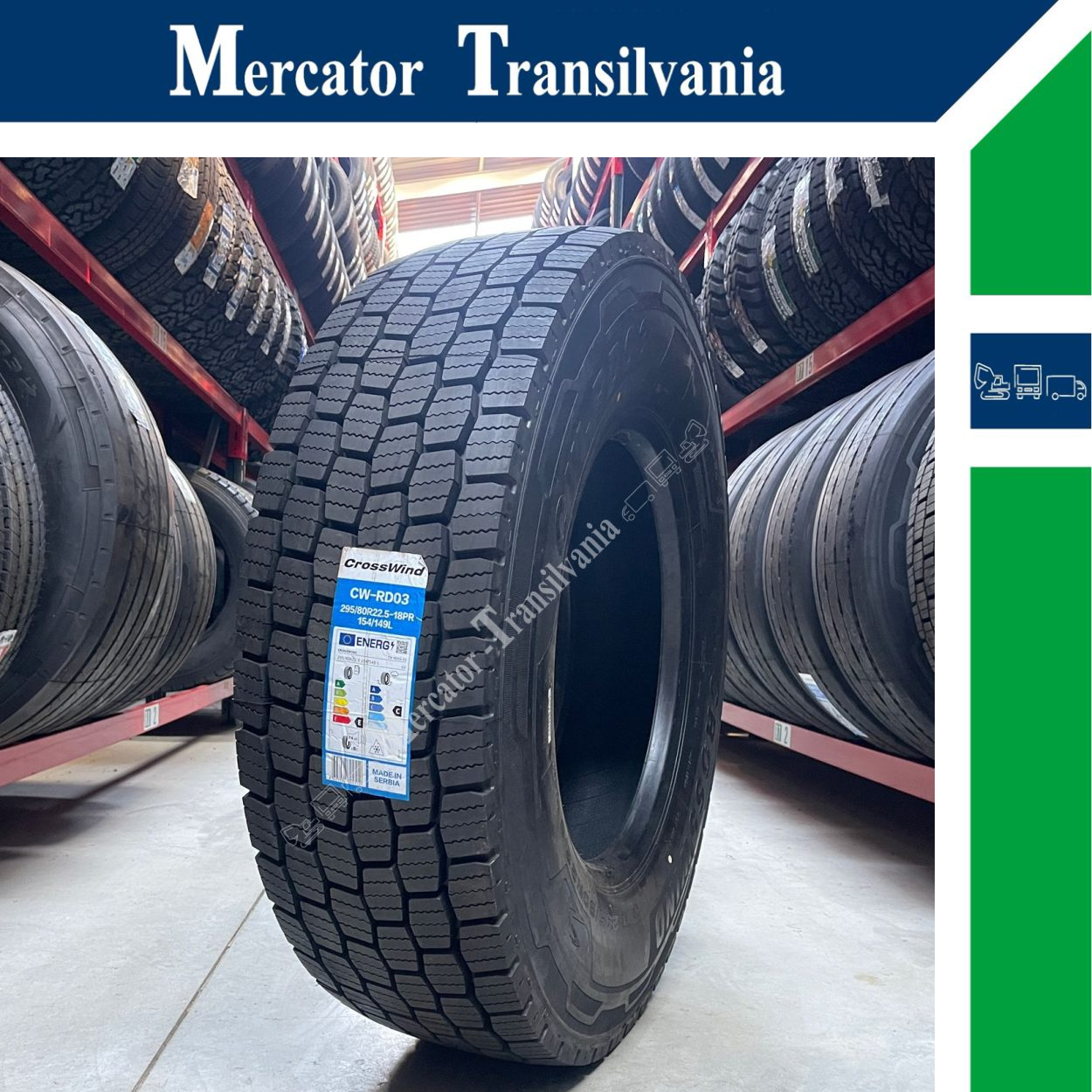 (NOUA) Crosswind CW-RD03 295/80R22.5-