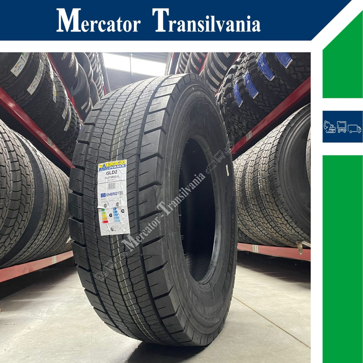 (NOUA) Advance GL-D2 315/70R22.5-