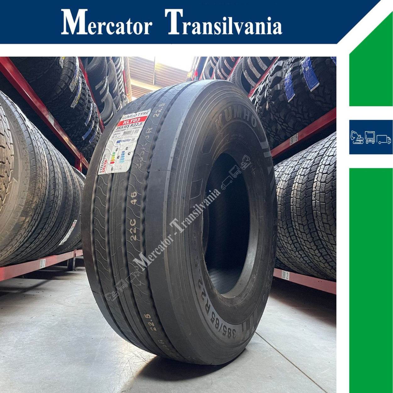 (NOUA) Kumho KLT03 385/65R22.5-