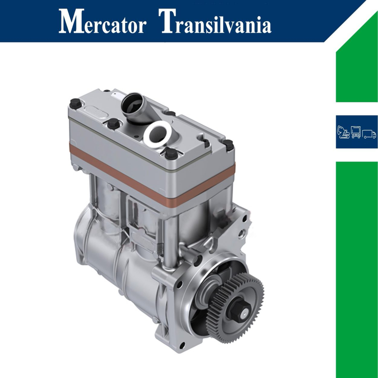 Compresor aer Mercedes Benz, Voith LP490 A0011306415 001, 14900050713, A4711303215, A0009019343, A4711303215, 4711303415, A4711304015, A4711304215 Mercedes Benz Actros, Antos, Arocs