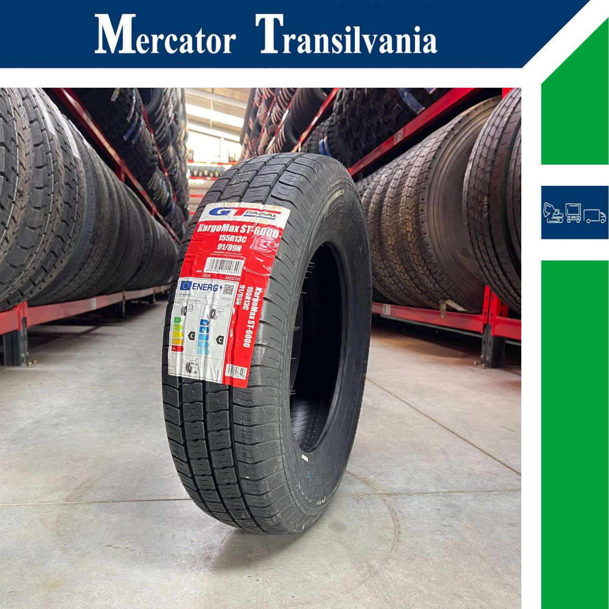(NOUA) GT-Radial KargoMax-ST-6000 155R13C