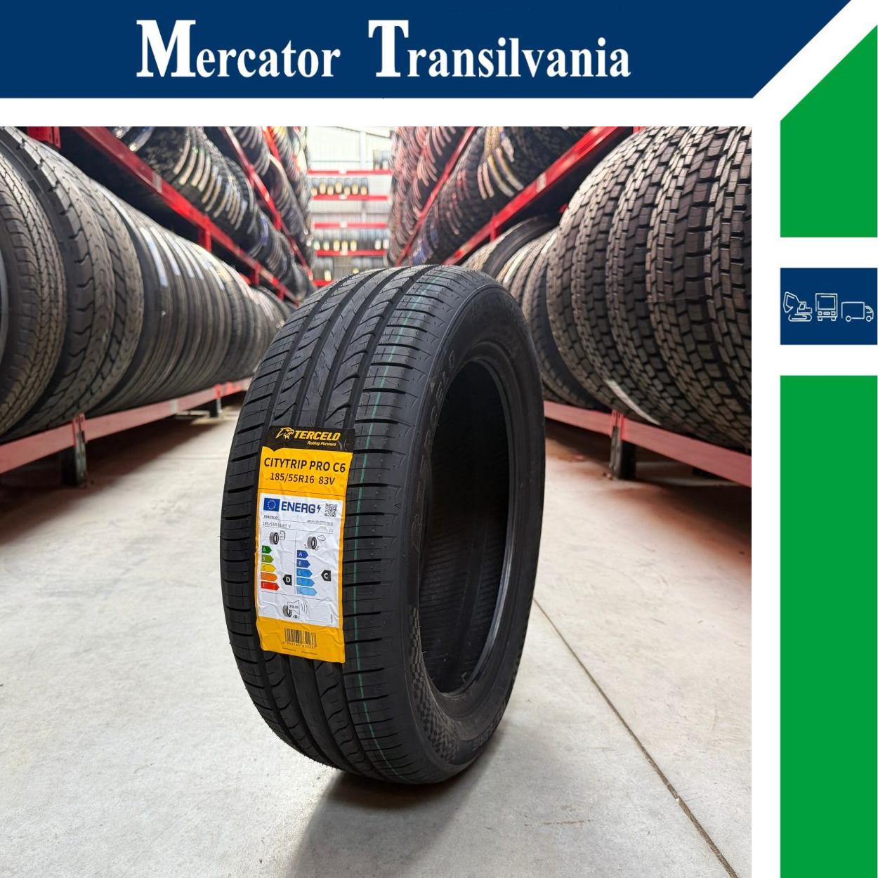 (NOUA) Tercelo Citytrip Pro C6 185/55R16-