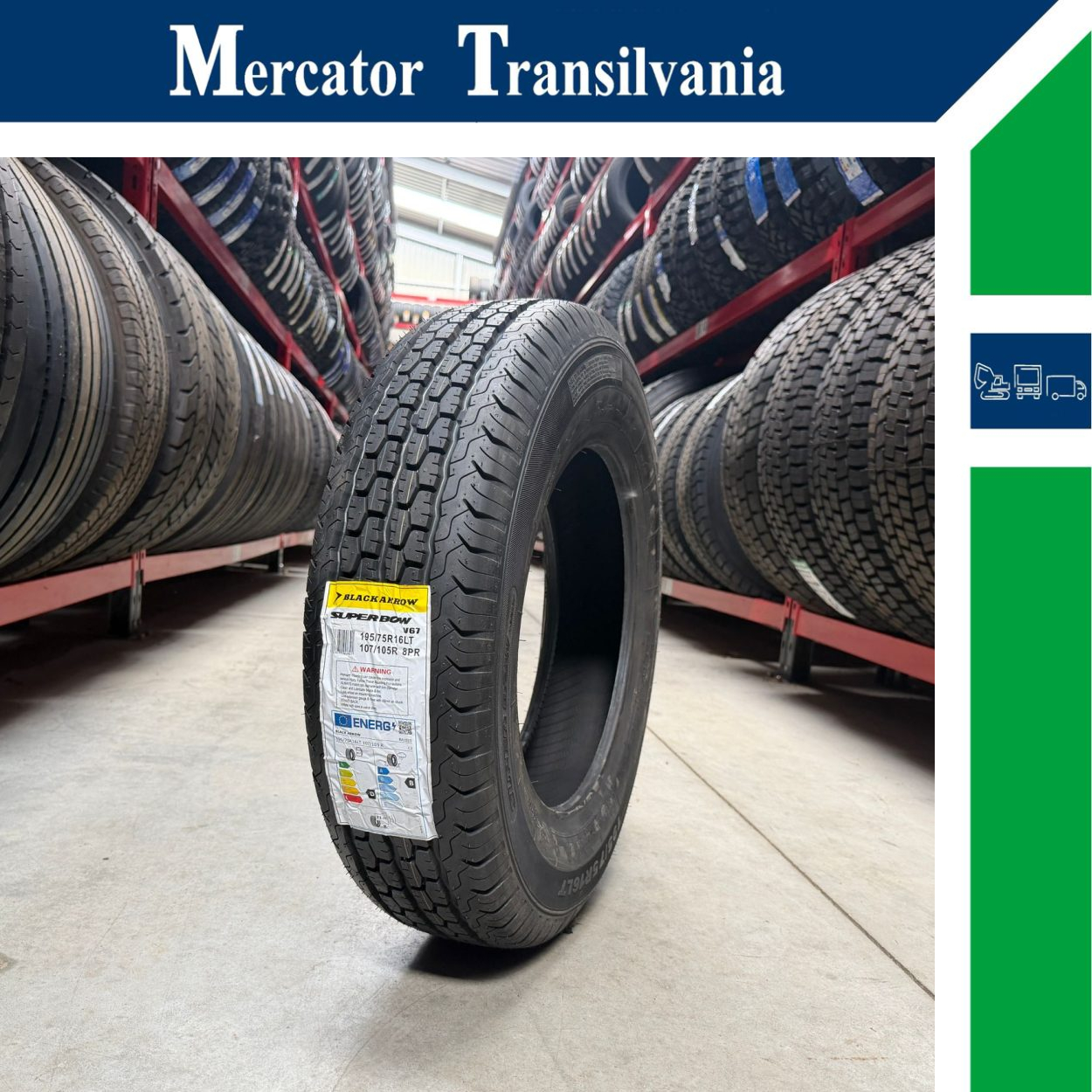 (NOUA) Blackarrow V67 195/75R16C