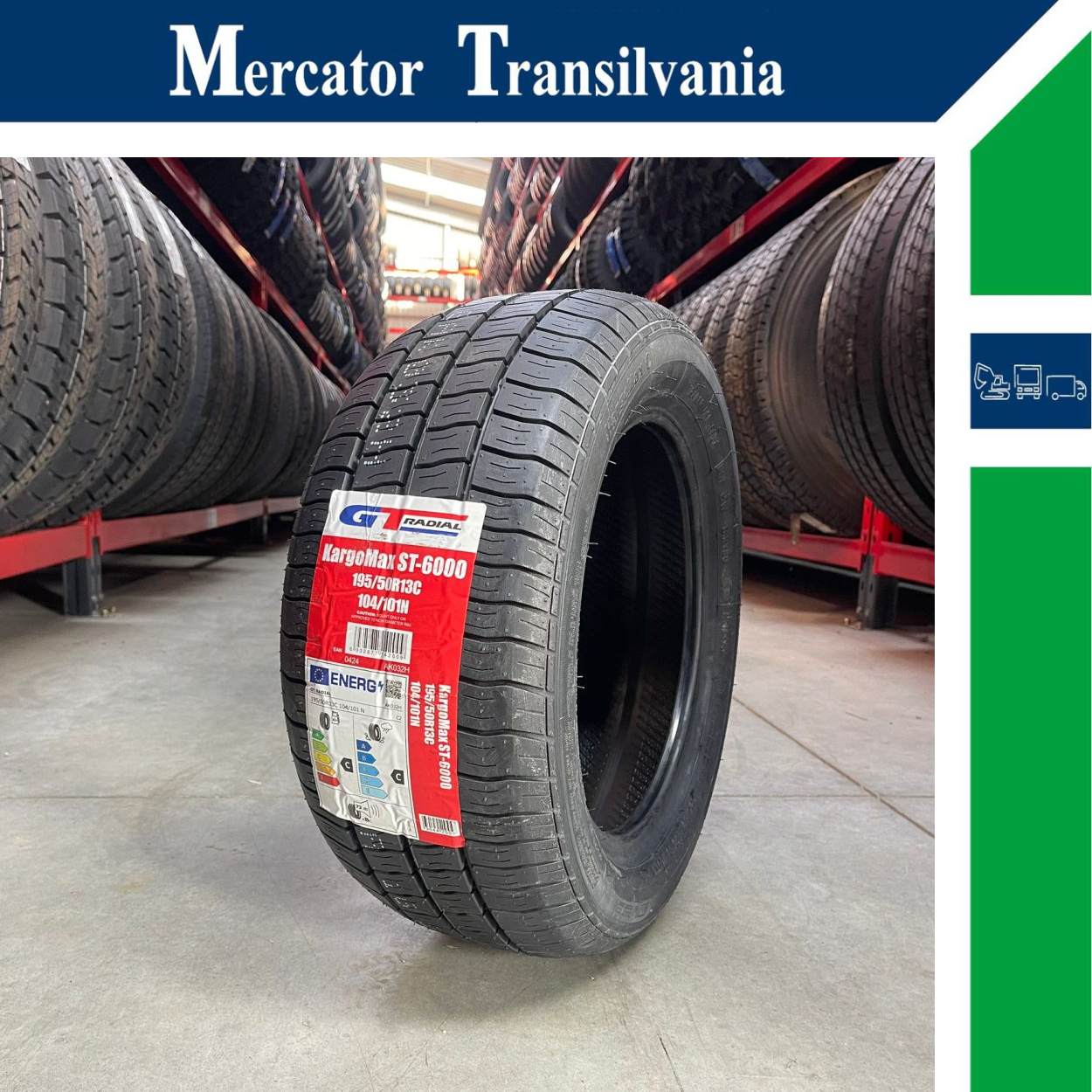 (NOUA) GT-Radial KargoMax-ST-6000 195/50R13C