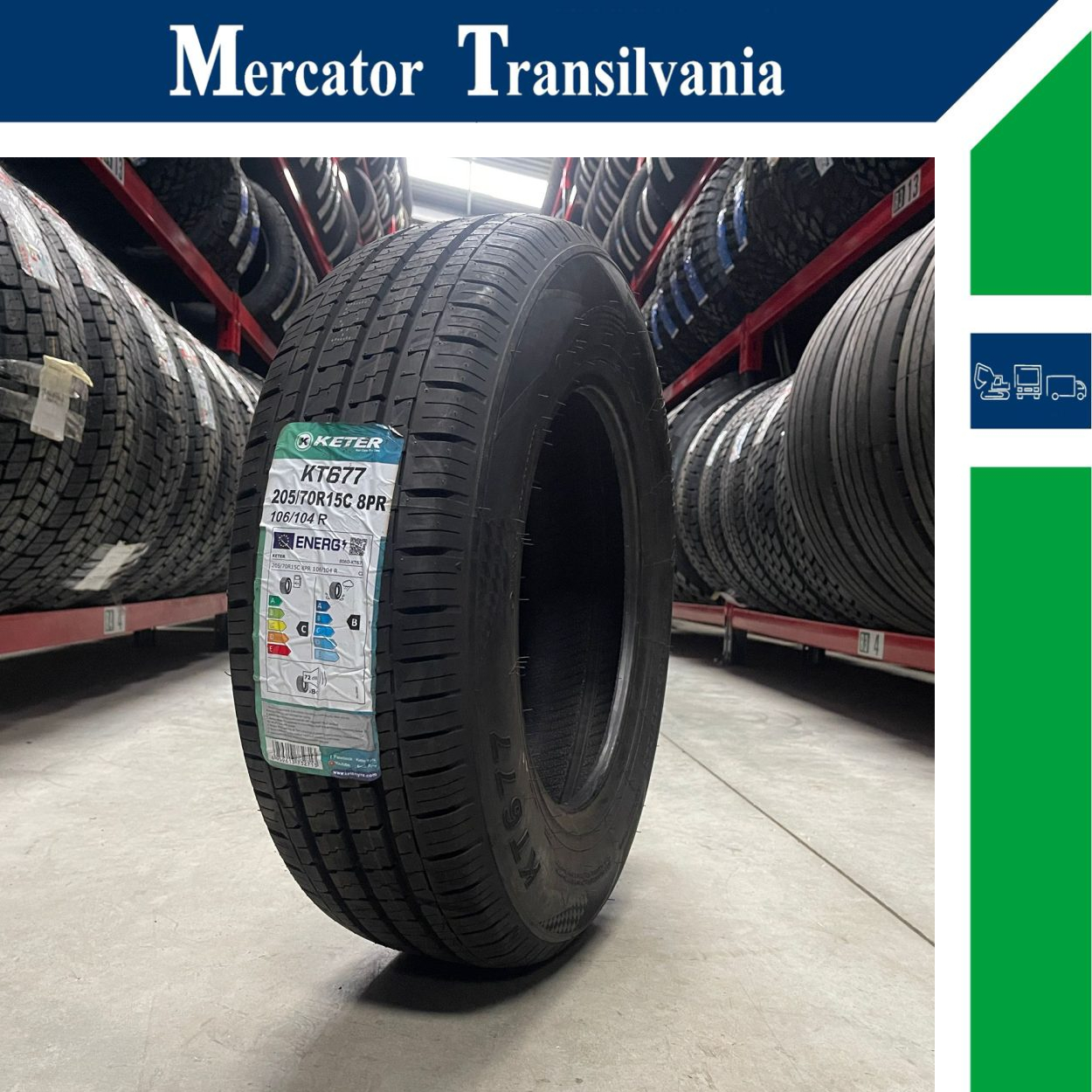 (NOUA) Keter KT677 205/70R15C