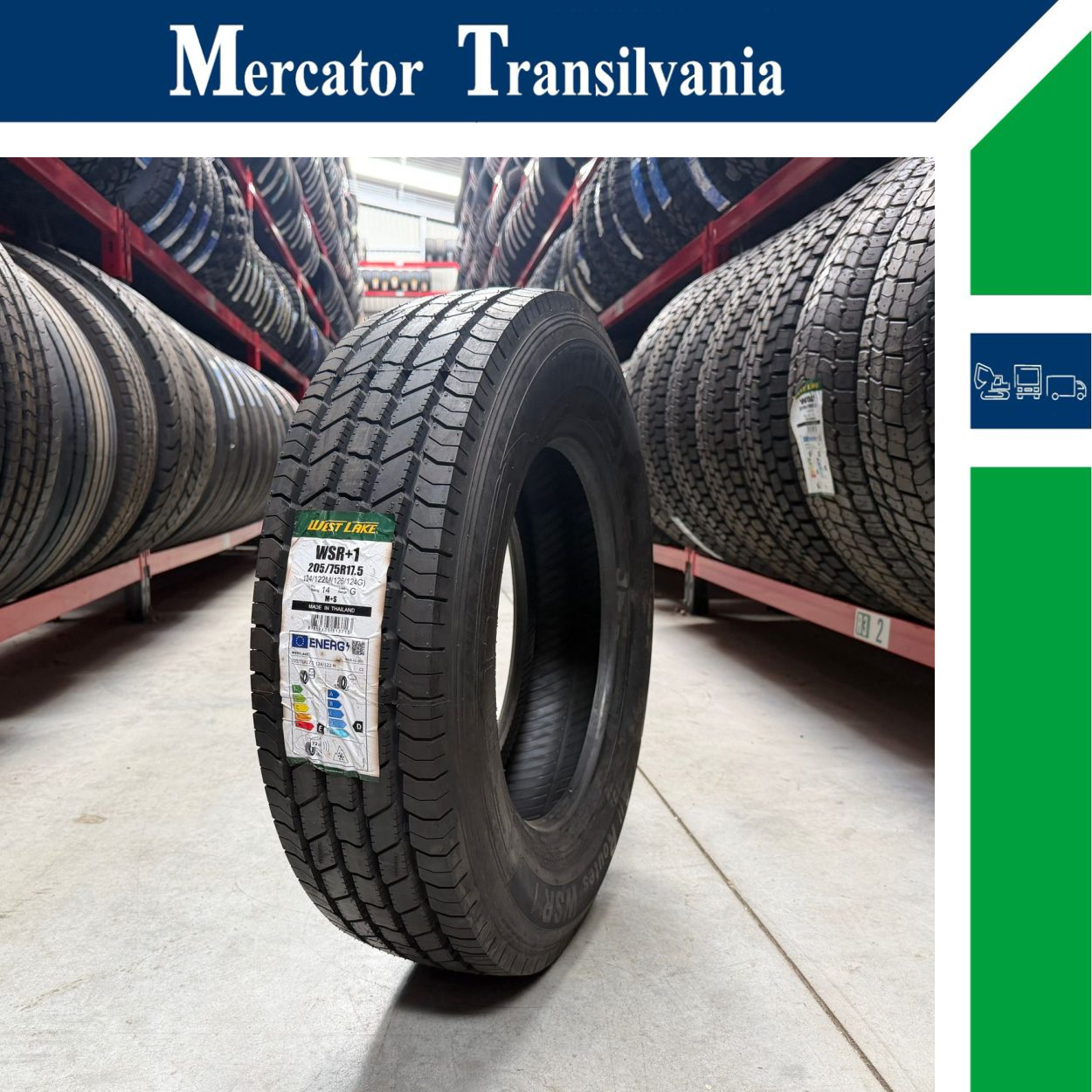 (NOUA) Westlake WSR+1 205/75R17.5-