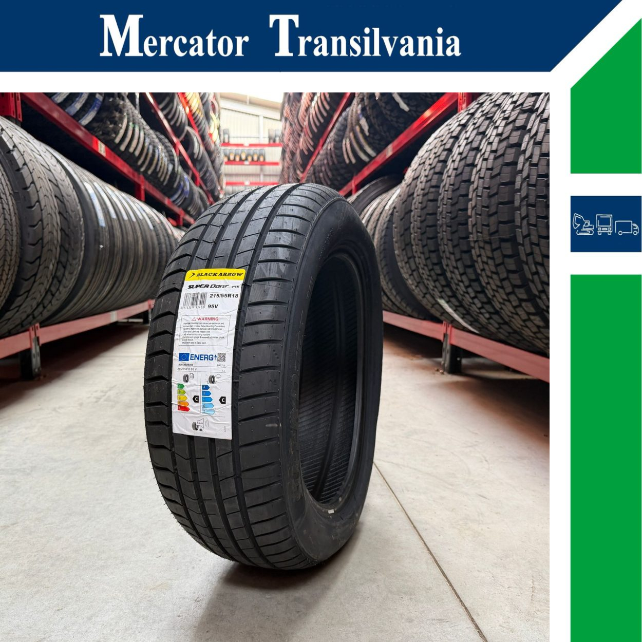 (NOUA) Blackarrow P16 215/55R18-