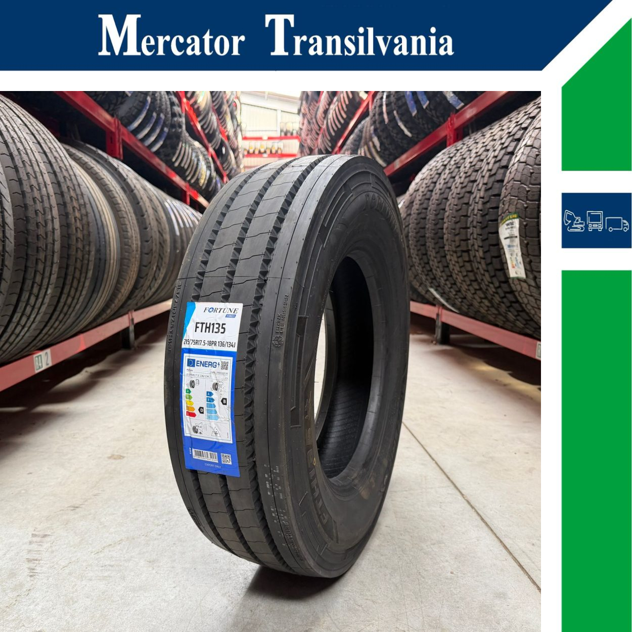 (NOUA) Fortune FTH135 215/75R17.5-