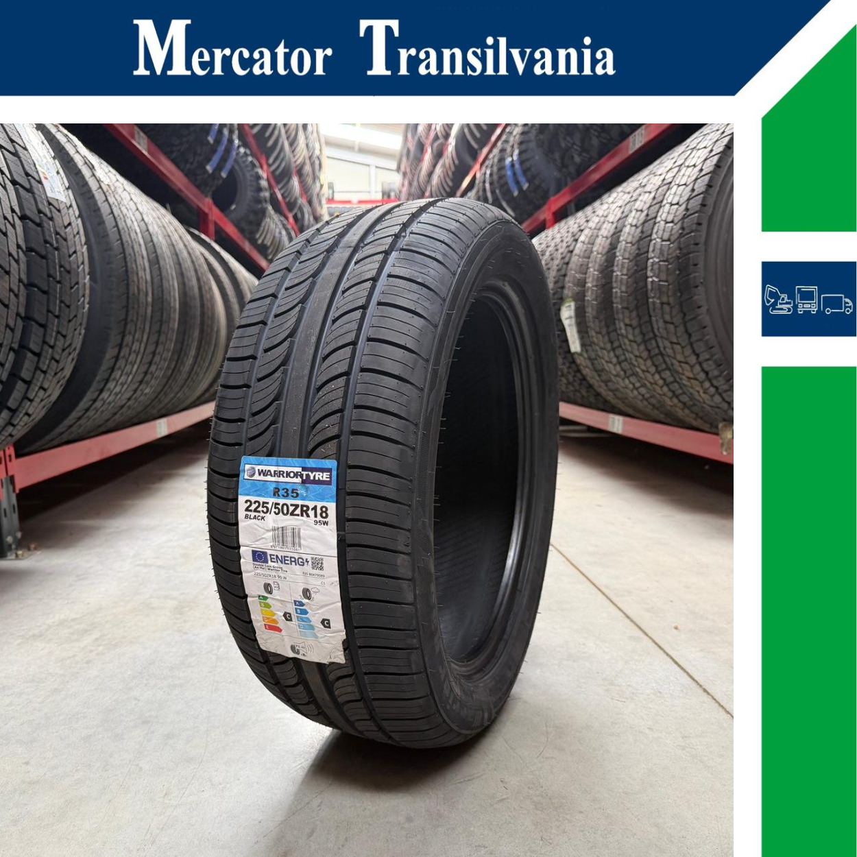(NOUA) Warrior R35 225/50R18-