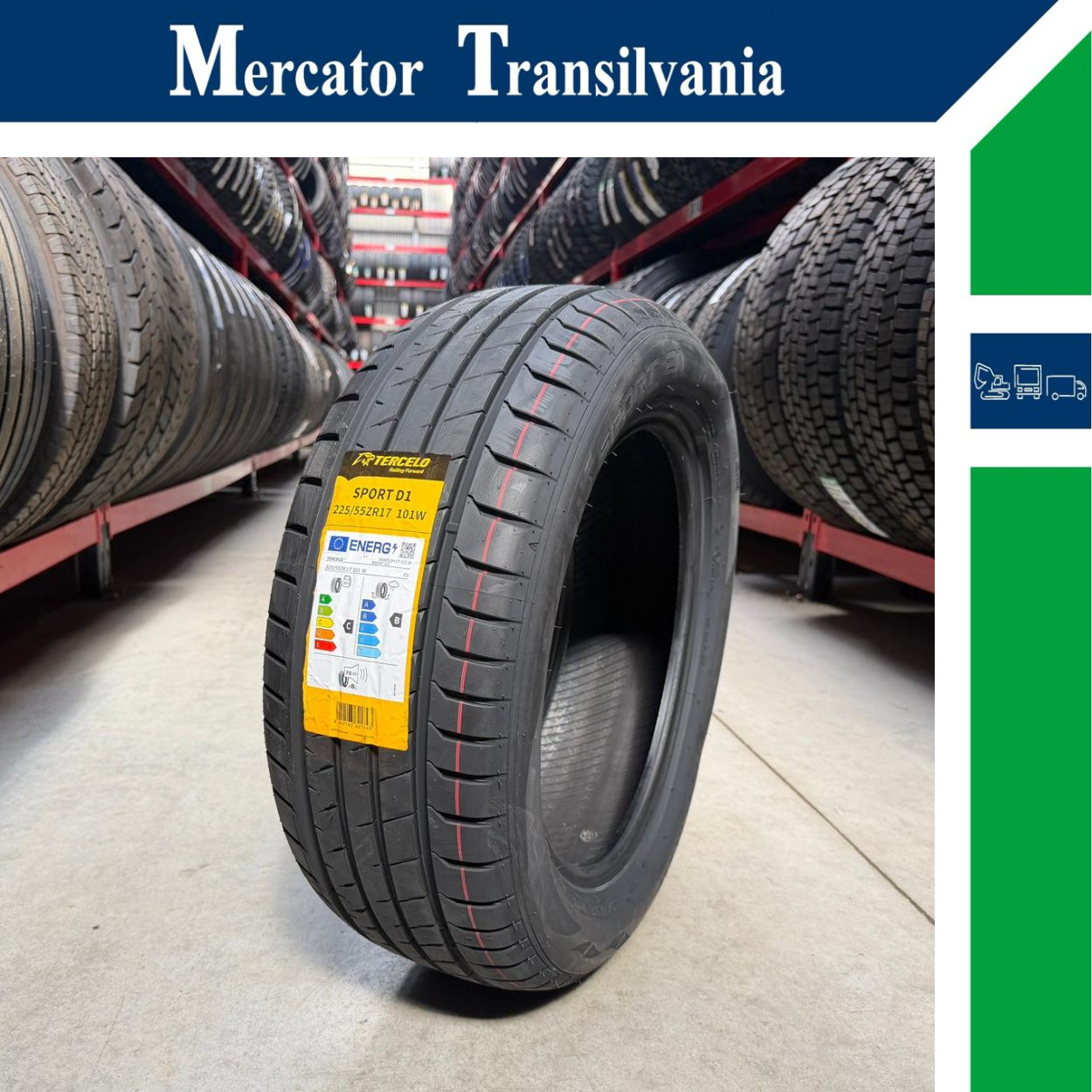 (NOUA) Tercelo Sport D1 225/55R17-