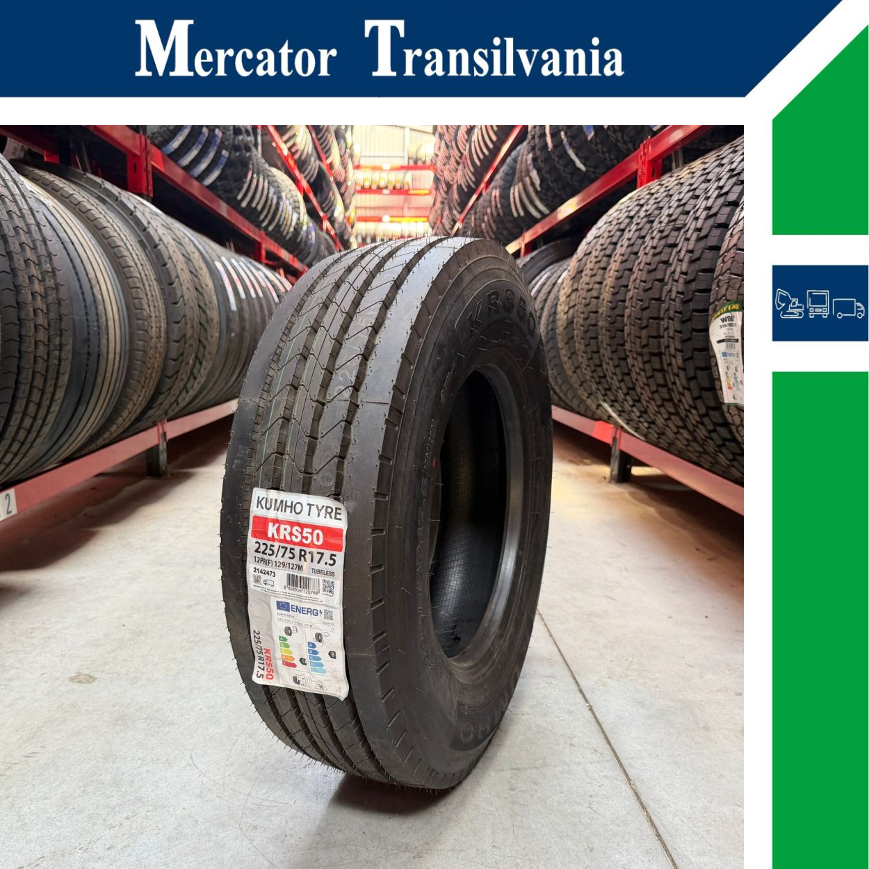 (NOUA) Kumho KRS50 225/75R17.5-
