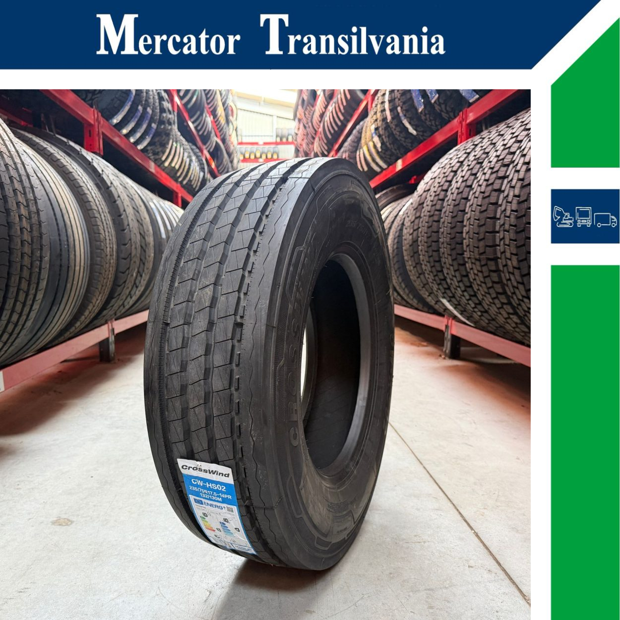 (NOUA) Crosswind CW-HS02 235/75R17.5-