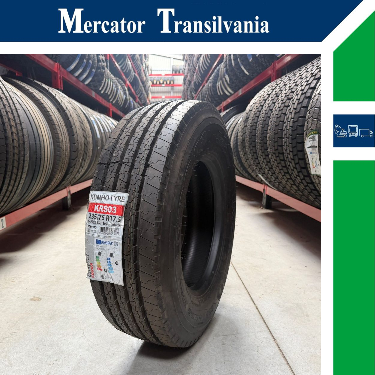 (NOUA) Kumho KRS03 235/75R17.5-