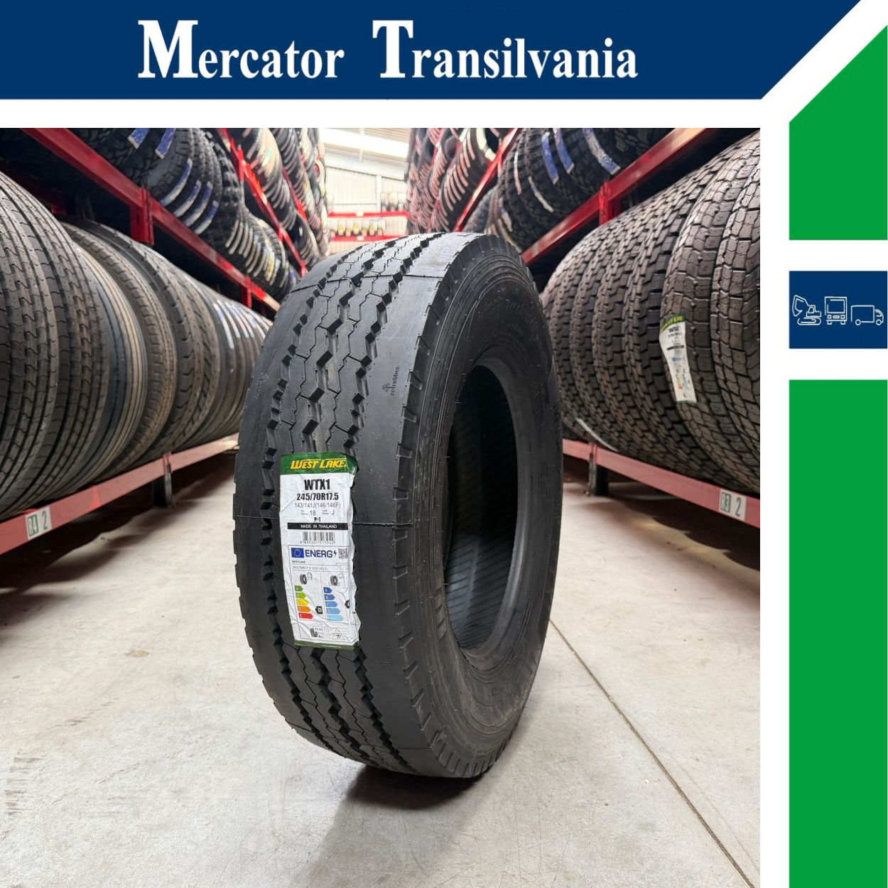 (NOUA) Westlake WTX1 245/70R17.5-