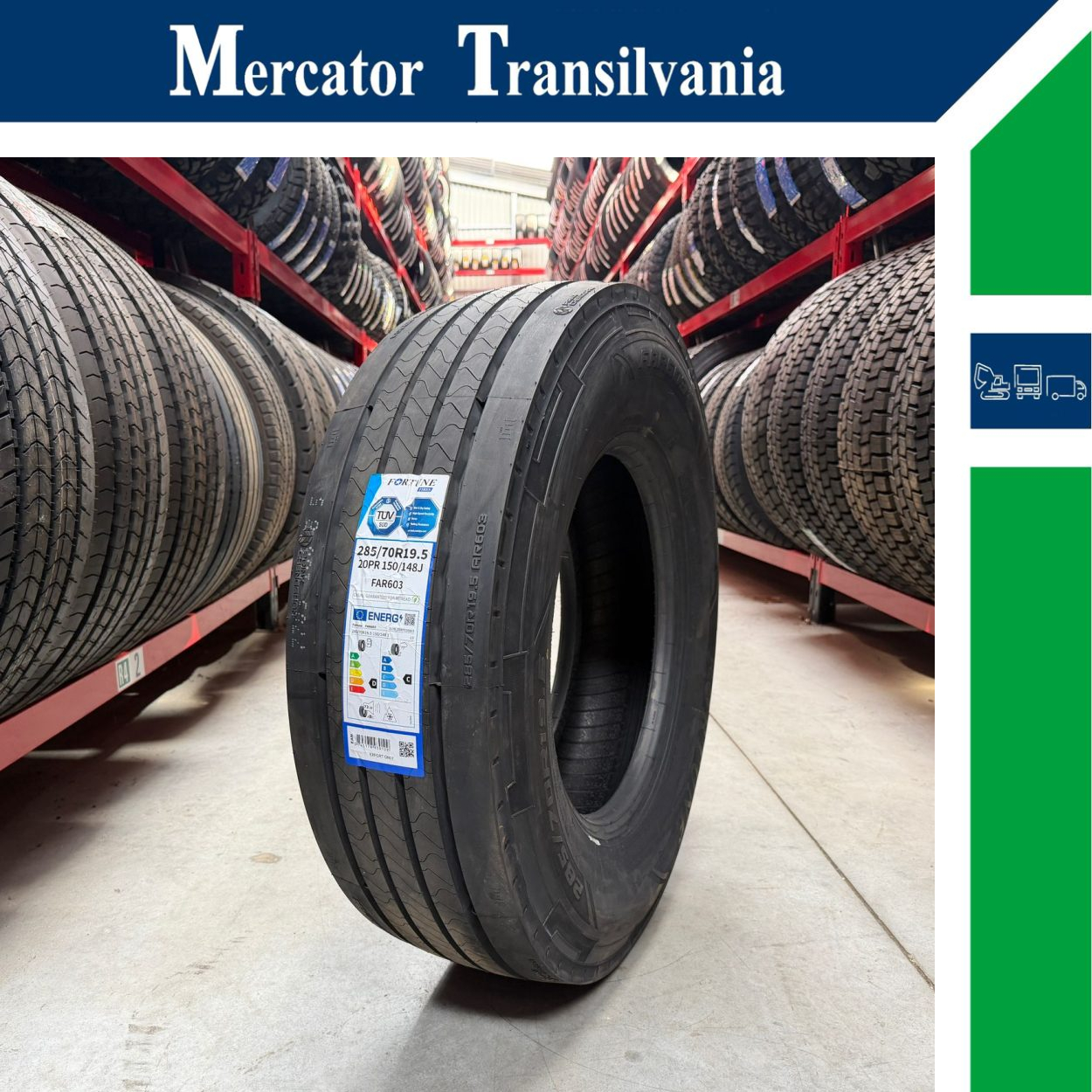 (NOUA) Fortune FAR 603 285/70R19.5-