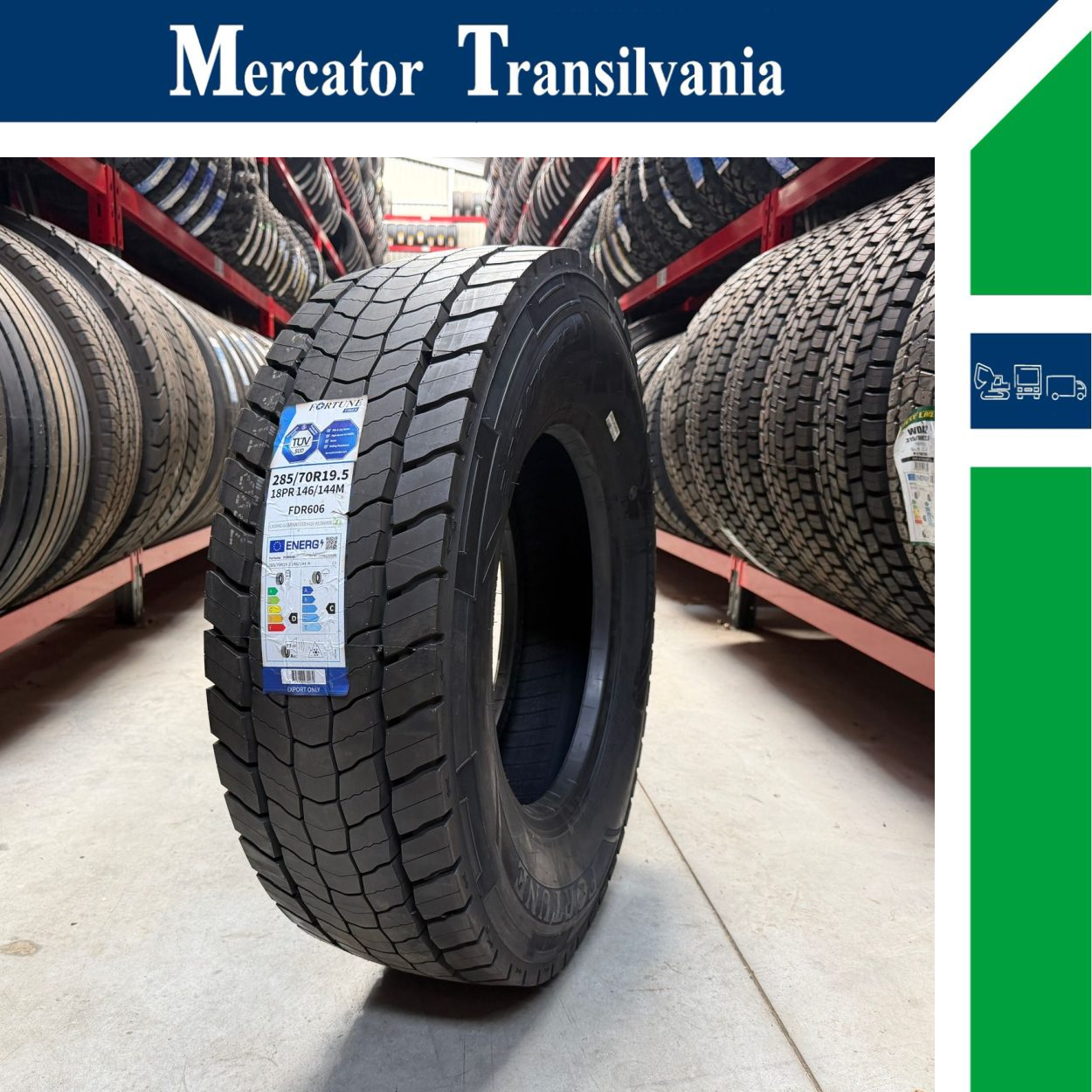 (NOUA) Fortune FDR 606 285/70R19.5-
