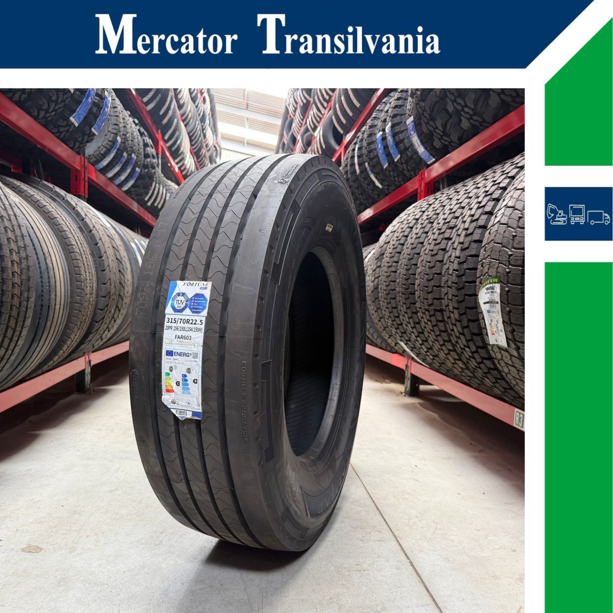 (NOUA) Fortune FAR 603 315/70R22.5-
