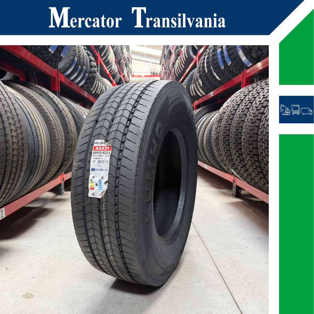 (NOUA) Kumho KXA31 315/70R22.5-