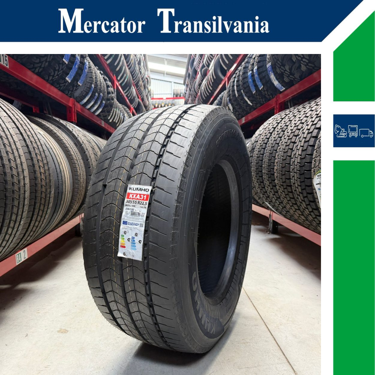 (NOUA) Kumho KXA31 385/55R22.5-
