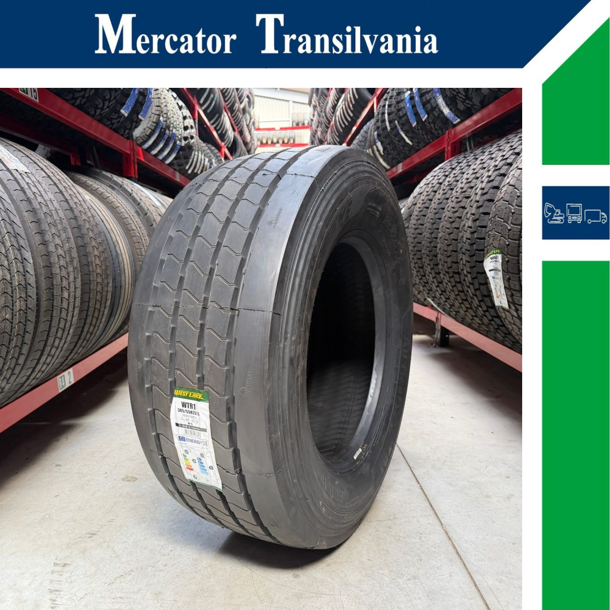 (NOUA) Westlake WTR1 385/55R22.5-