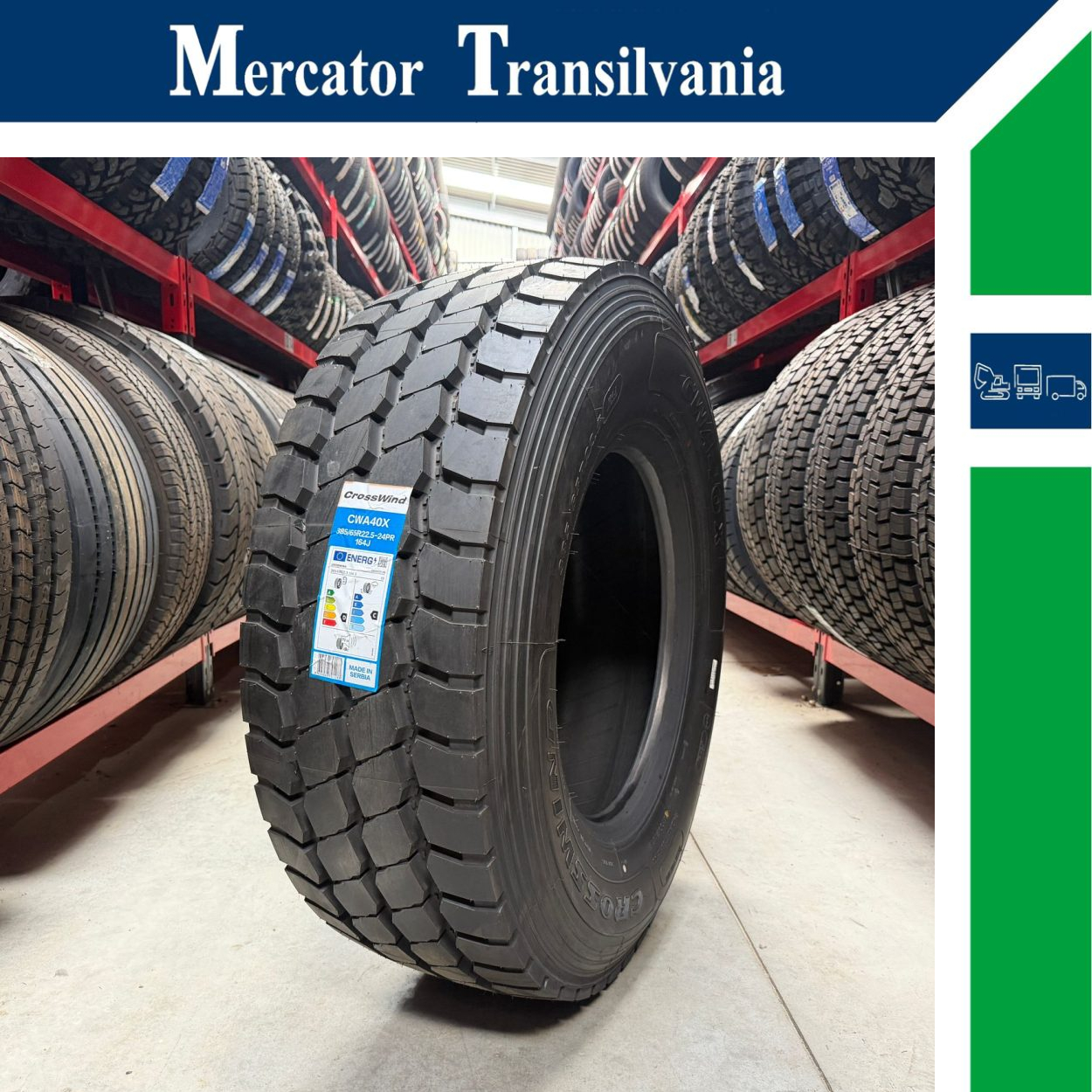 (NOUA) Crosswind CWA40X 385/65R22.5-