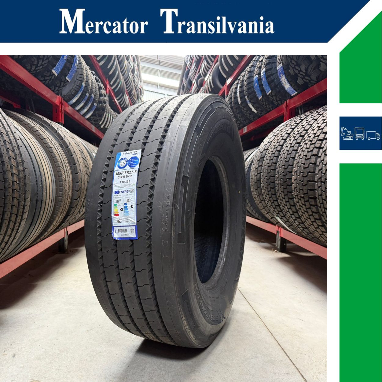 (NOUA) Fortune FTH135 385/65R22.5-