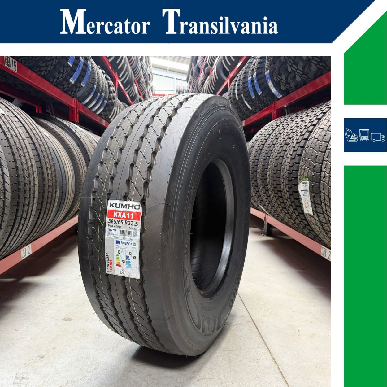 (NOUA) Kumho KXA11 385/65R22.5-