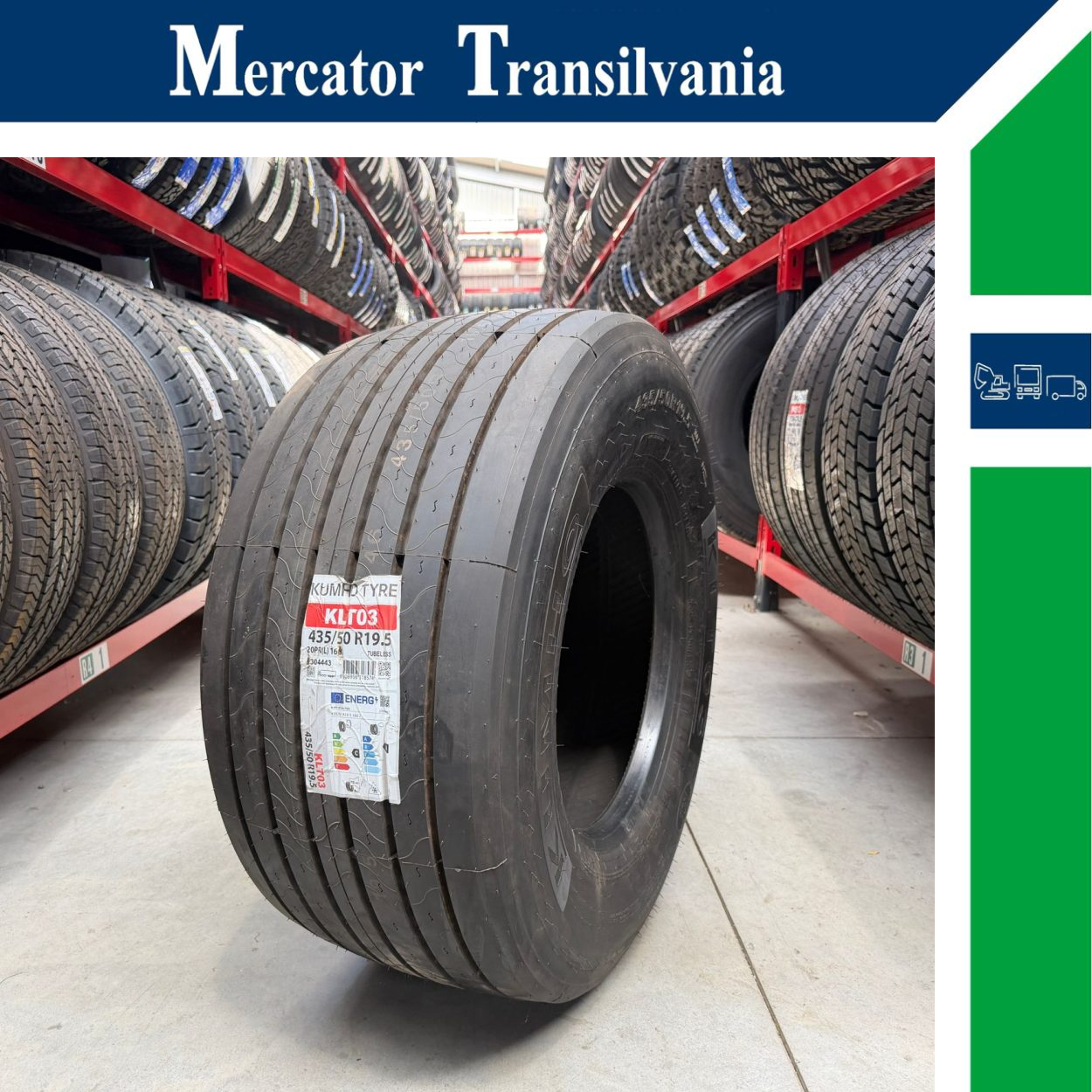 (NOUA) Kumho KLT03 435/50R19.5-