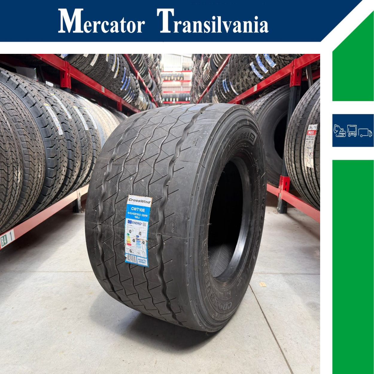 (NOUA) Crosswind CWT10E 445/45R19.5-
