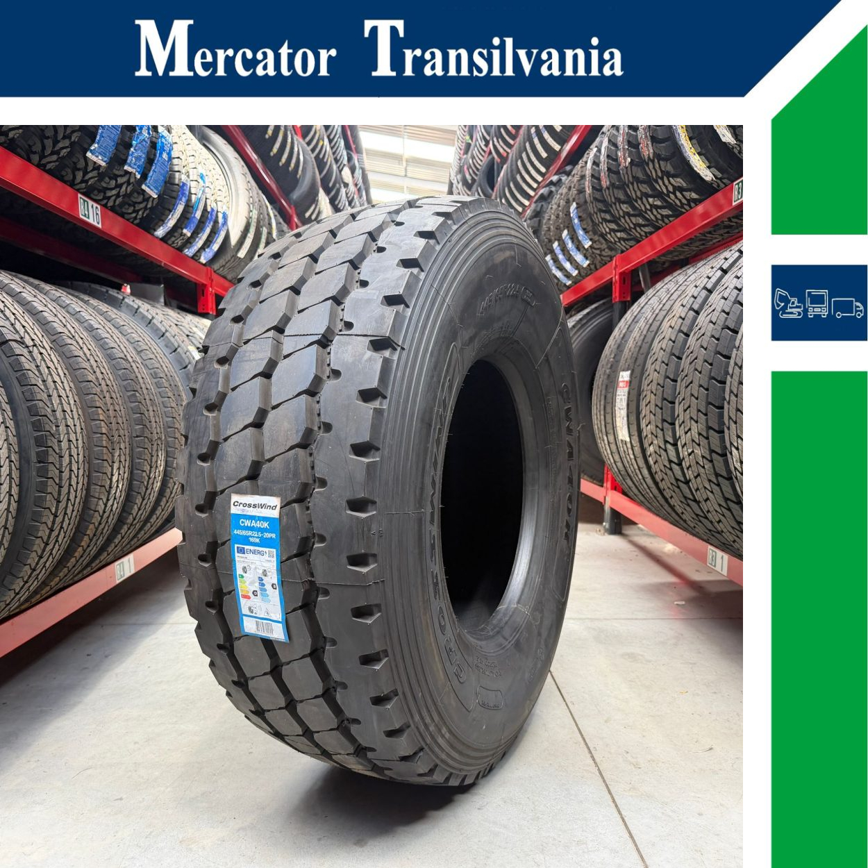 (NOUA) Crosswind CWA40K 445/65R22.5-