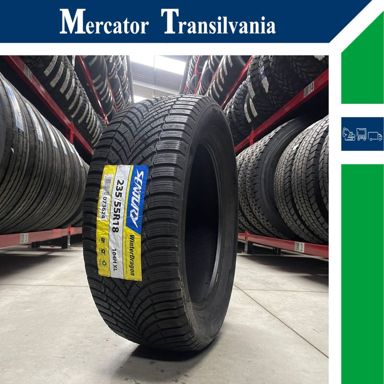(NOUA) Sentury Winter Dragon 235/55R18-