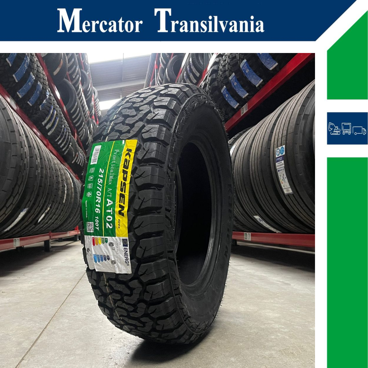 (NOUA) Kapsen AT02 (Model BFGoodrich) 215/70R16-