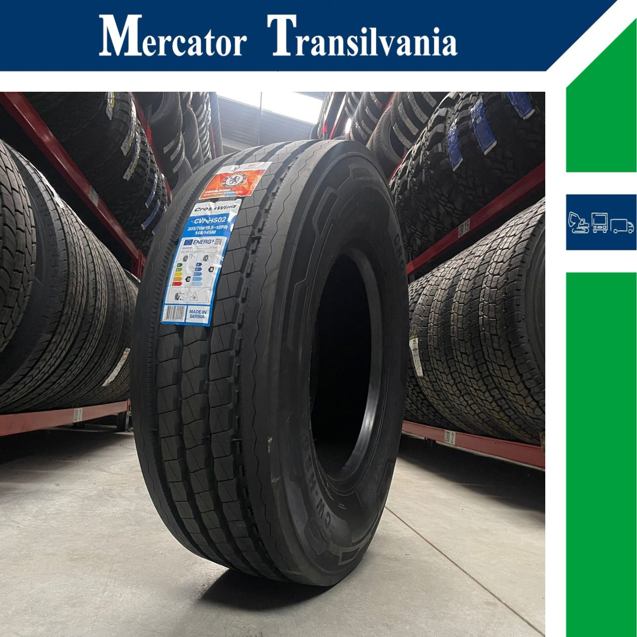(NOUA) Crosswind CW-HS02 305/70R19.5-