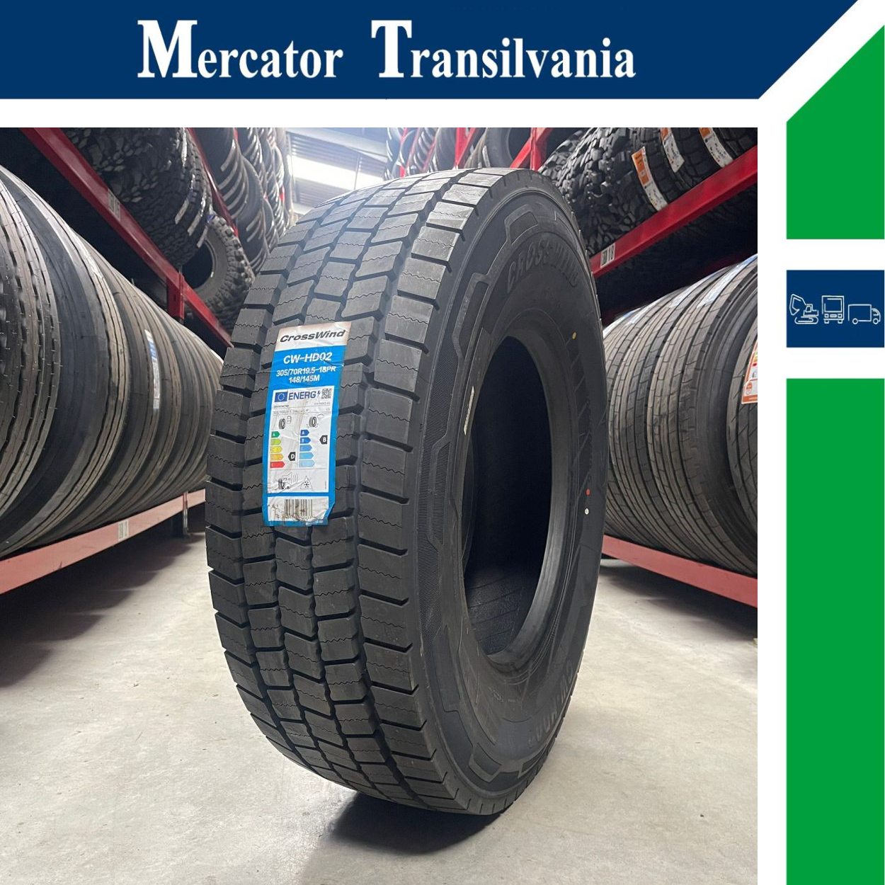 (NOUA) Crosswind CW-HD02 305/70R19.5-