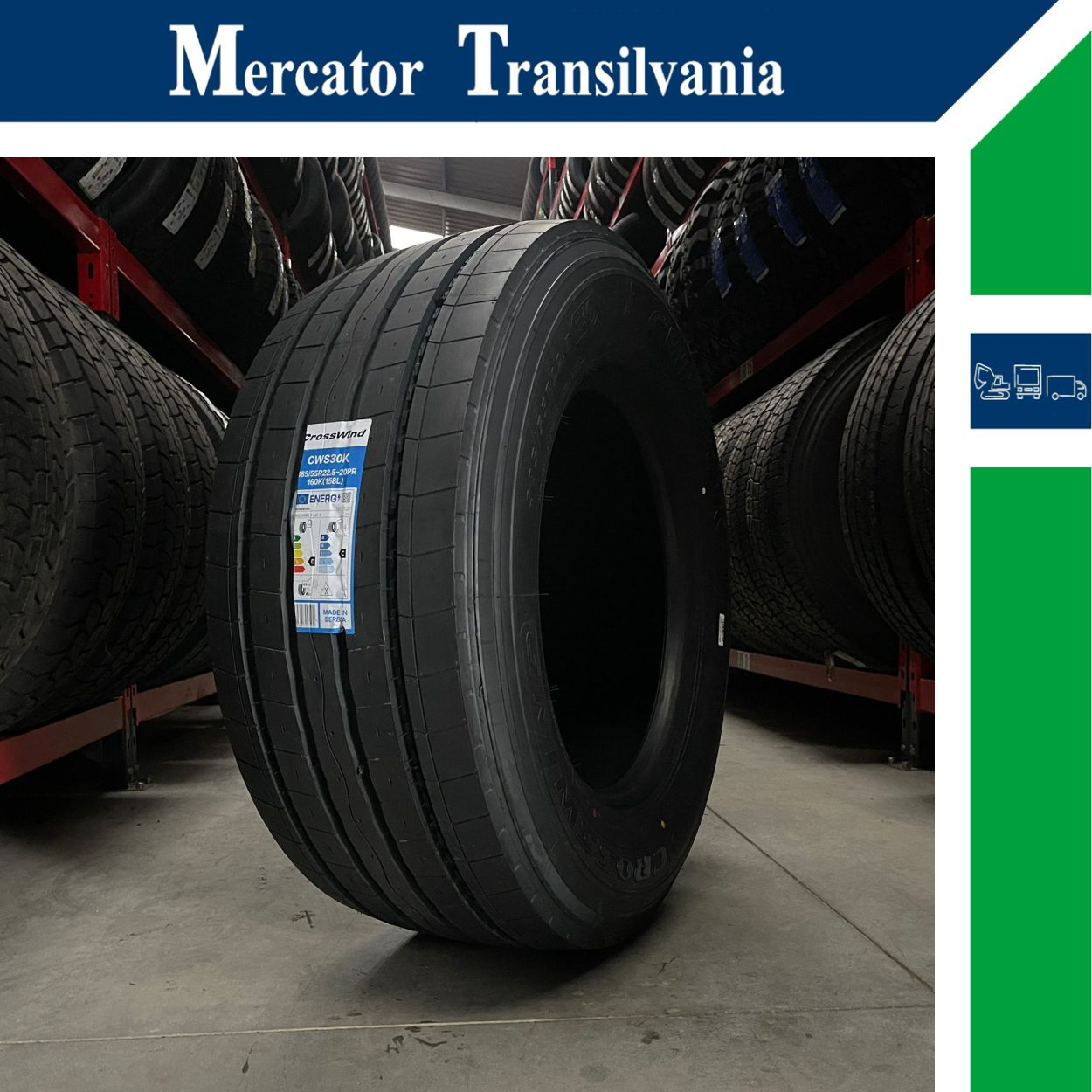 (NOUA) Crosswind CWS30K 385/55R22.5-