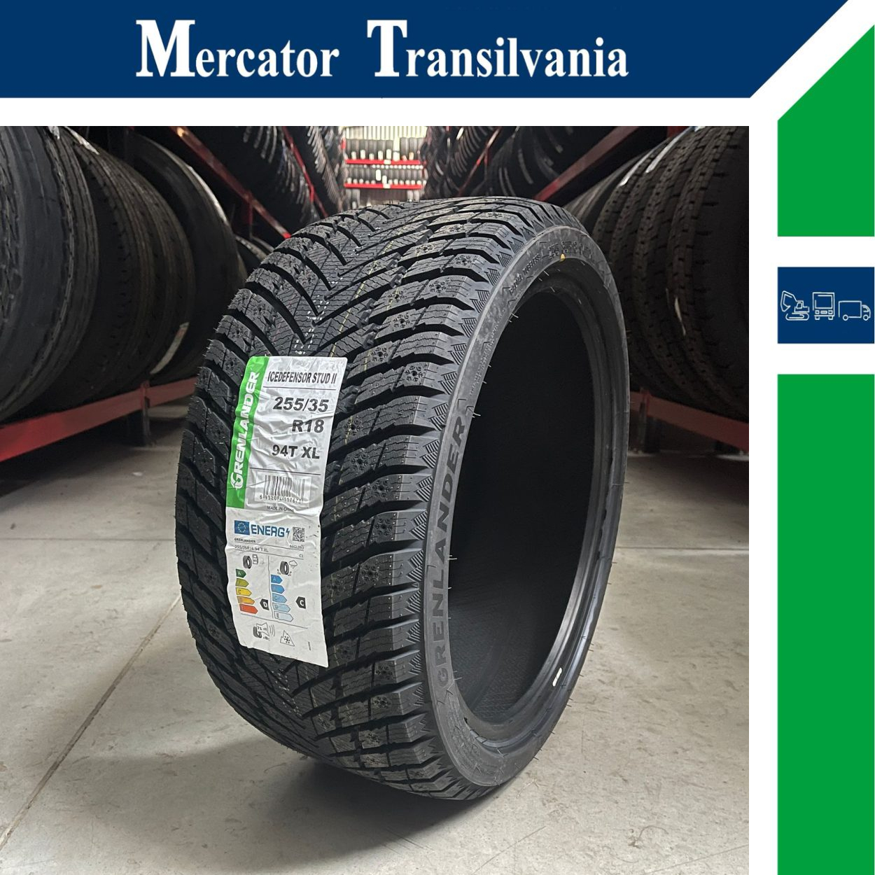 (NOUA) Grenlander IceDefensor Stud II 255/35R18-