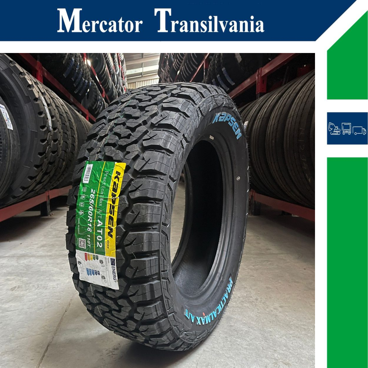 (NOUA) Kapsen AT02 (Model BFGoodrich) 265/60R18-