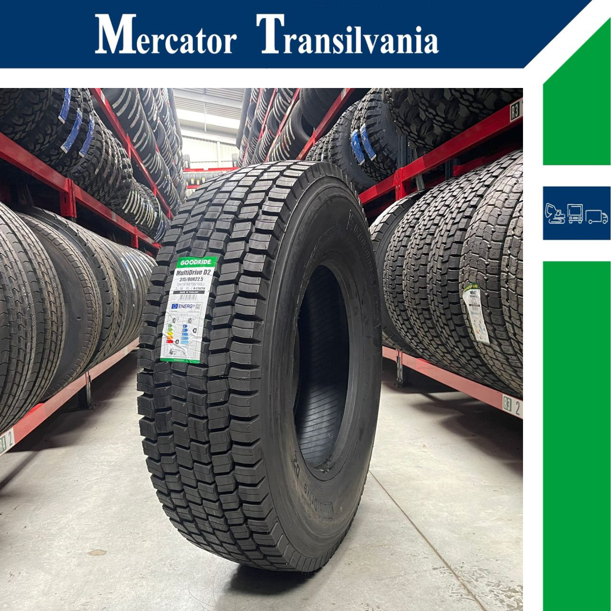 (NOUA) Goodride Multi Drive Eco D2 315/80R22.5-