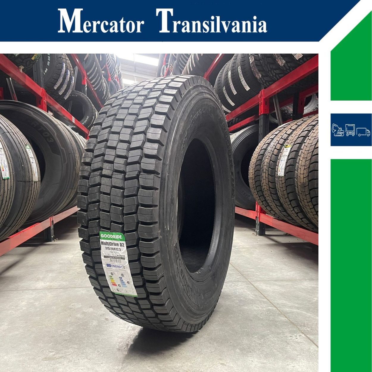 (NOUA) Goodride Multi Drive Eco D2 315/70R22.5-