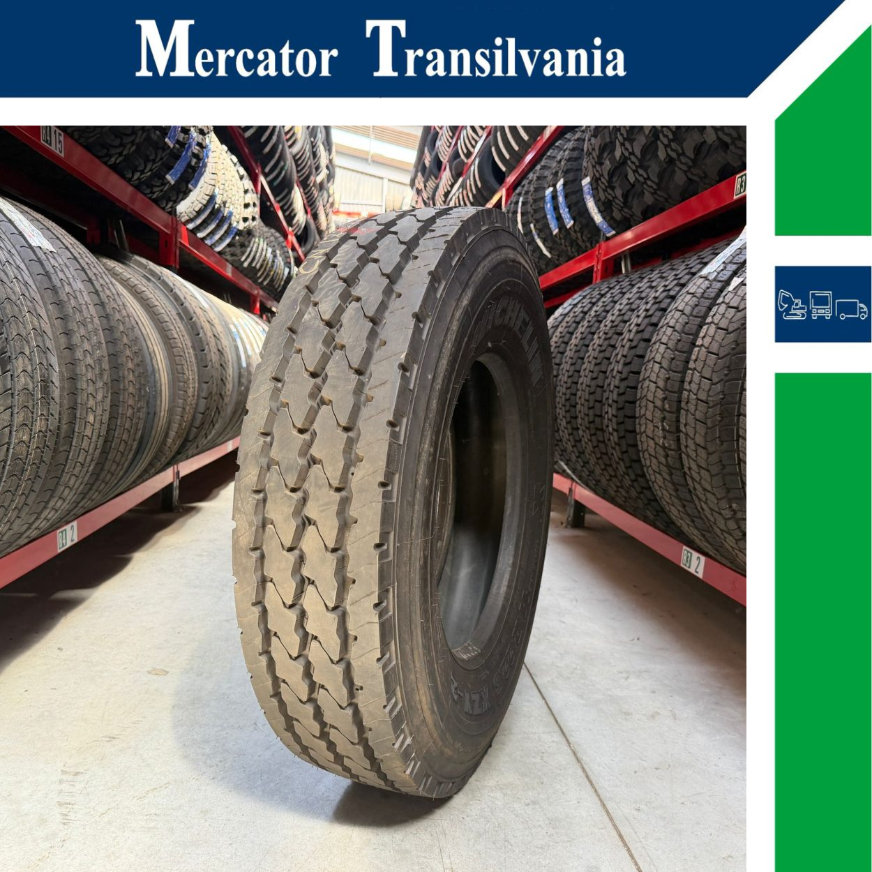 (NOUA) Michelin XZY-2 11R22.5-