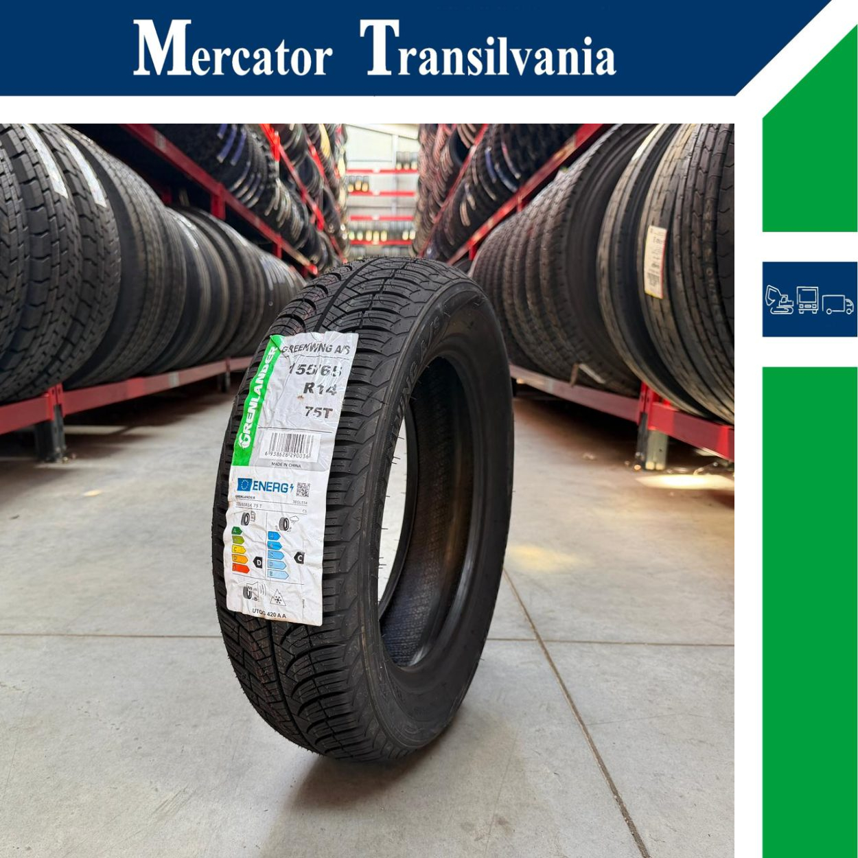 (NOUA) Grenlander Greenwing A/S 155/65R14-
